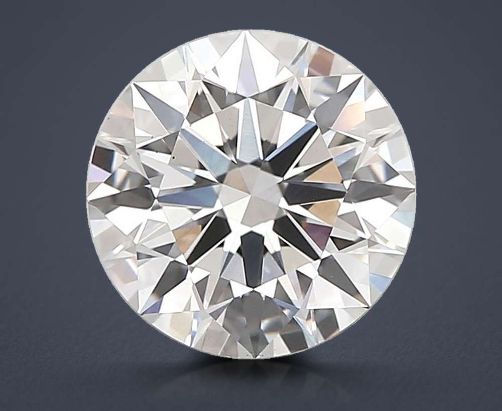 2.55ct F VS1 Rare Carat Ideal Cut Round Lab Grown Diamond