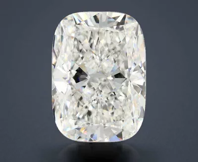 9.75ct F VVS2 Rare Carat Ideal Cut Cushion Lab Grown Diamond