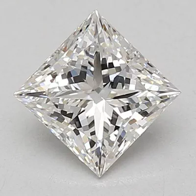 1.53ct E VVS2 Rare Carat Ideal Cut Princess Lab Grown Diamond