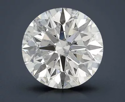 3.22ct J SI1 Rare Carat Ideal Cut Round Diamond