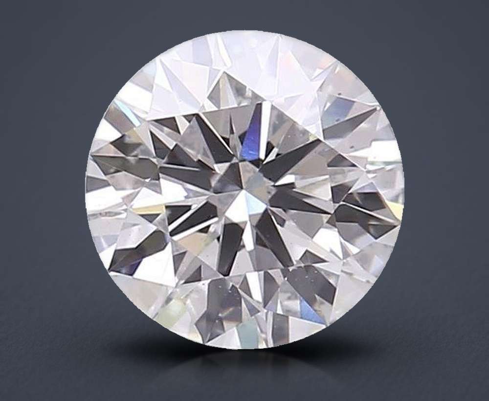 2.25ct G VS2 Rare Carat Ideal Cut Round Lab Grown Diamond