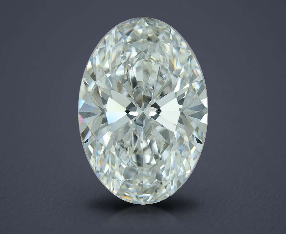 21.52ct F VS1 Rare Carat Ideal Cut Oval Lab Grown Diamond