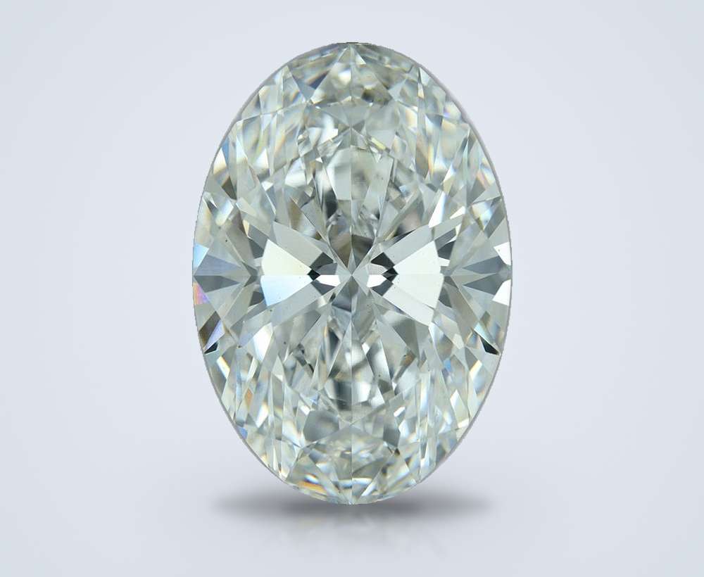 21.52ct F VS1 Rare Carat Ideal Cut Oval Lab Grown Diamond