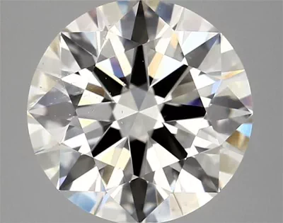 2.64ct J SI1 Rare Carat Ideal Cut Round Diamond