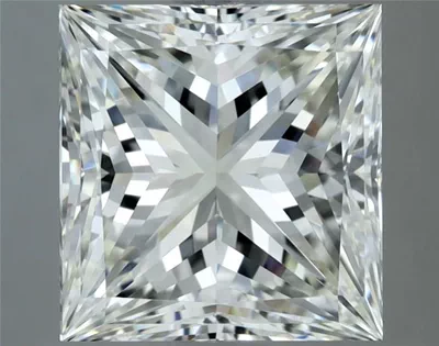4.02ct J VVS1 Rare Carat Ideal Cut Princess Diamond