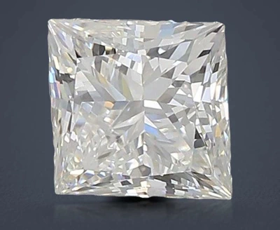 1.40ct F VS1 Rare Carat Ideal Cut Princess Lab Grown Diamond