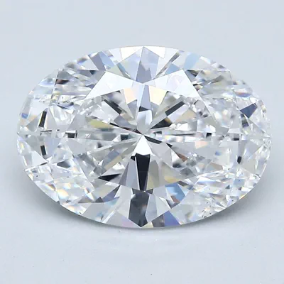 4.30ct D VS2 Rare Carat Ideal Cut Oval Diamond