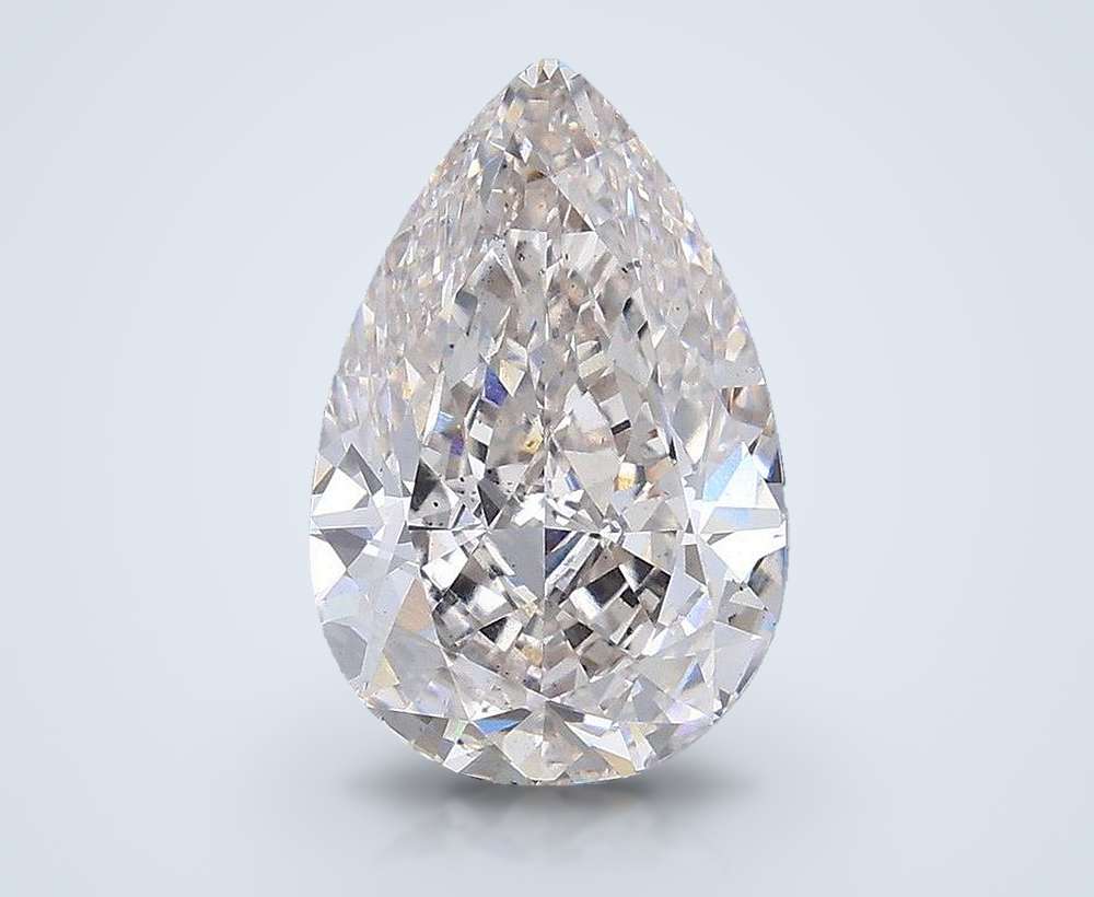 5.07ct H SI1 Rare Carat Ideal Cut Pear Lab Grown Diamond