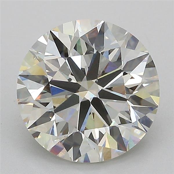 2.71ct J VS1 Rare Carat Ideal Cut Round Lab Grown Diamond