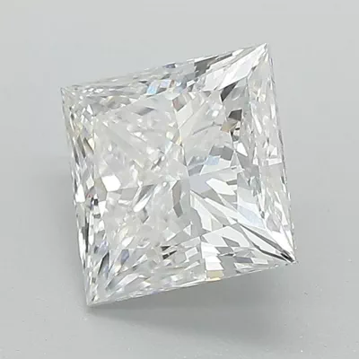 1.81ct E VVS2 Rare Carat Ideal Cut Princess Lab Grown Diamond