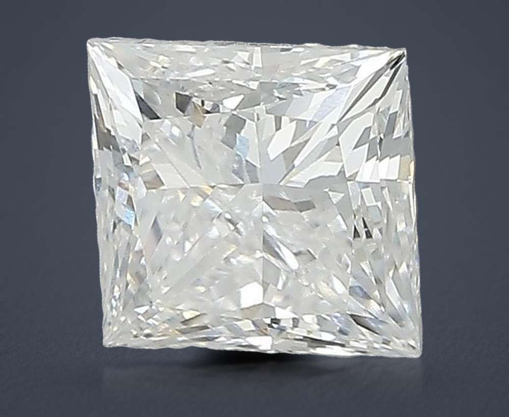 1.81ct E VVS2 Rare Carat Ideal Cut Princess Lab Grown Diamond
