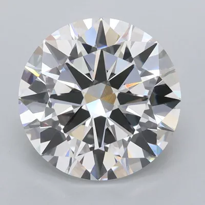 2.87ct E VVS1 Excellent Cut Round Lab Grown Diamond
