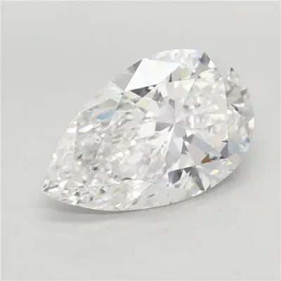 7.02ct E VS1 Rare Carat Ideal Cut Pear Lab Grown Diamond