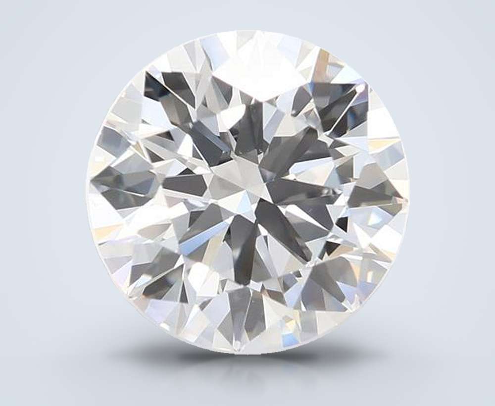 2.01ct D VVS2 Excellent Cut Round Lab Grown Diamond
