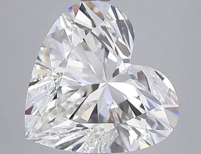 6.05ct G VVS2 Rare Carat Ideal Cut Heart Lab Grown Diamond