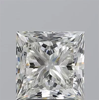 2.51ct I SI2 Rare Carat Ideal Cut Princess Diamond