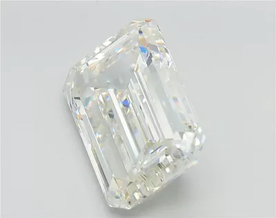 8.03ct F VS1 Rare Carat Ideal Cut Emerald Lab Grown Diamond