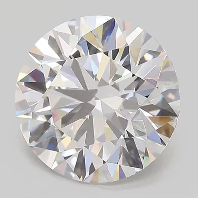3.56ct D VVS2 Rare Carat Ideal Cut Round Lab Grown Diamond