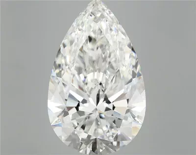 12.20ct F VVS2 Rare Carat Ideal Cut Pear Lab Grown Diamond