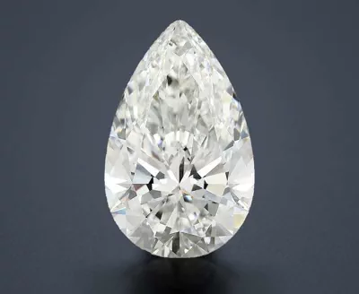 12.20ct F VVS2 Rare Carat Ideal Cut Pear Lab Grown Diamond