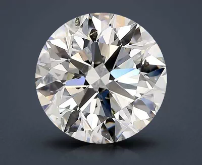 4.01ct J SI2 Rare Carat Ideal Cut Round Diamond
