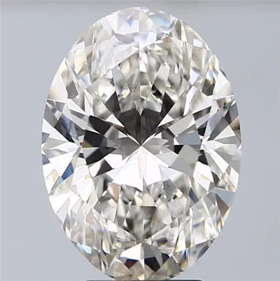 4.26ct H VS1 Rare Carat Ideal Cut Oval Lab Grown Diamond