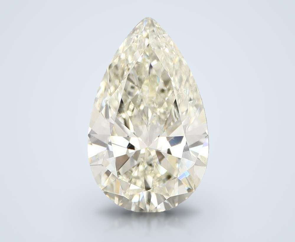 2.03ct K SI1 Rare Carat Ideal Cut Pear Diamond