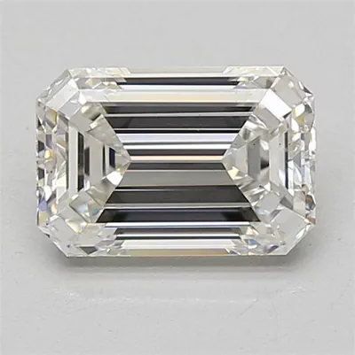 2.02ct F VS2 Rare Carat Ideal Cut Emerald Lab Grown Diamond