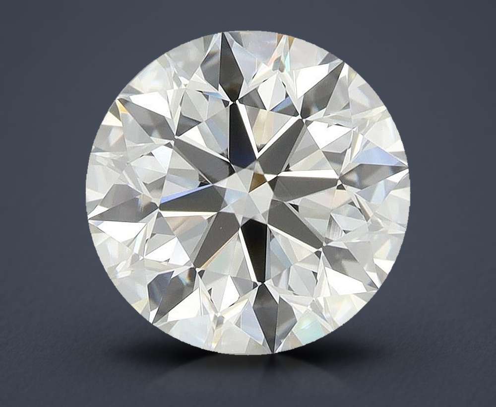 3.01ct K VVS2 Excellent Cut Round Diamond