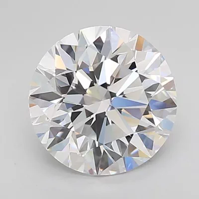 2.46ct E VVS2 Excellent Cut Round Lab Grown Diamond
