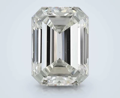 10.06ct J VS2 Rare Carat Ideal Cut Emerald Diamond