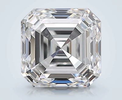 1.01ct E VVS1 Rare Carat Ideal Cut Asscher Diamond
