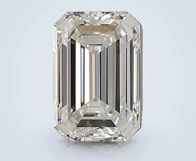 1.10ct F VVS2 Rare Carat Ideal Cut Emerald Lab Grown Diamond