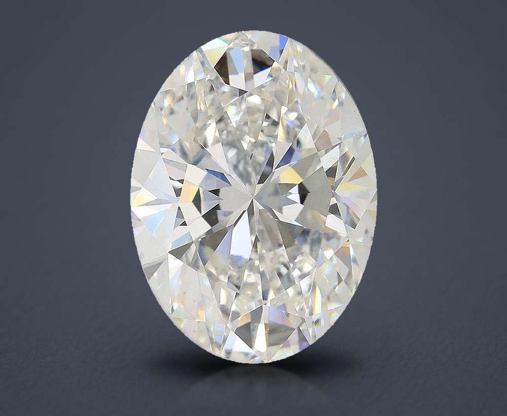 10.04ct F VS1 Very Good Cut Oval Lab Grown Diamond