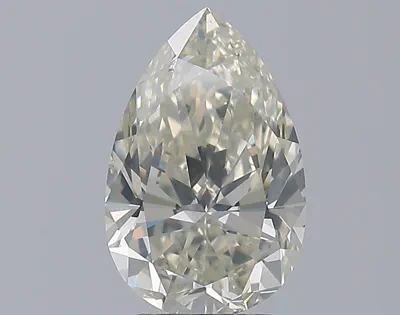 2.51ct K SI2 Rare Carat Ideal Cut Pear Diamond