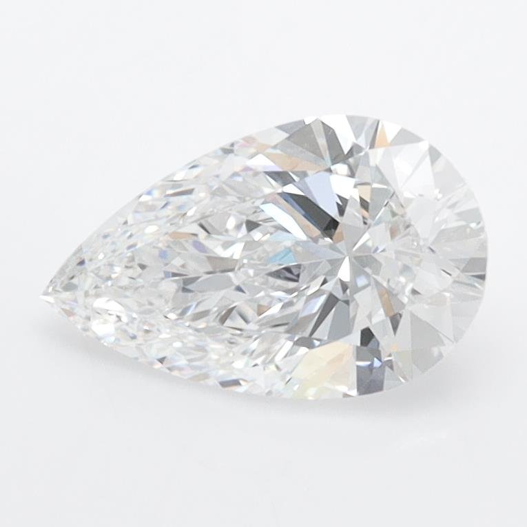 1.09ct D VVS1 Rare Carat Ideal Cut Pear Lab Grown Diamond
