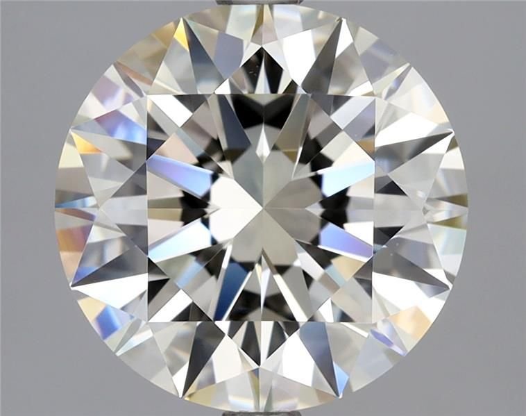 3.01ct K VS1 Rare Carat Ideal Cut Round Diamond