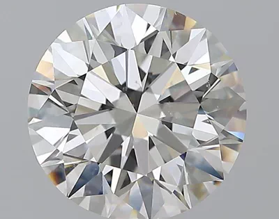 3.72ct G SI1 Rare Carat Ideal Cut Round Diamond