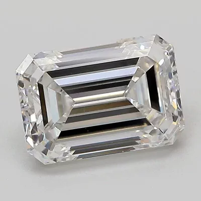 2.07ct F VS1 Excellent Cut Emerald Lab Grown Diamond