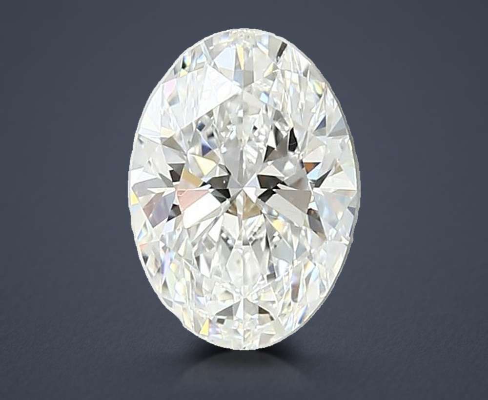 1.13ct D VS2 Rare Carat Ideal Cut Oval Lab Grown Diamond