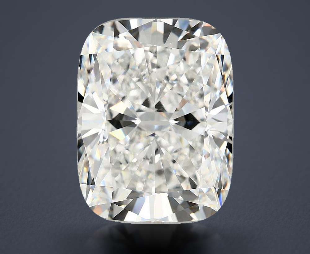 9.05ct E VVS2 Rare Carat Ideal Cut Cushion Lab Grown Diamond