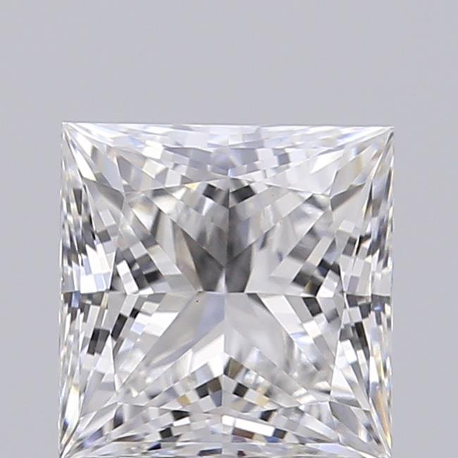 0.98ct E VVS2 Rare Carat Ideal Cut Princess Lab Grown Diamond