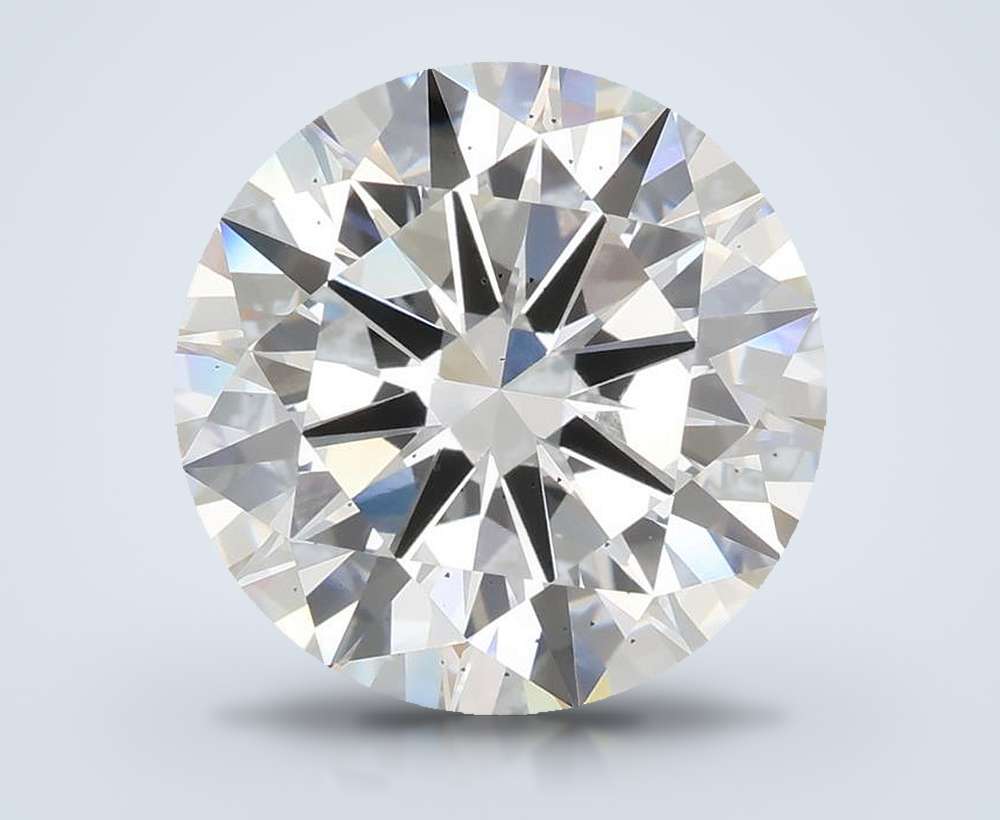 7.01ct E SI1 Excellent Cut Round Lab Grown Diamond