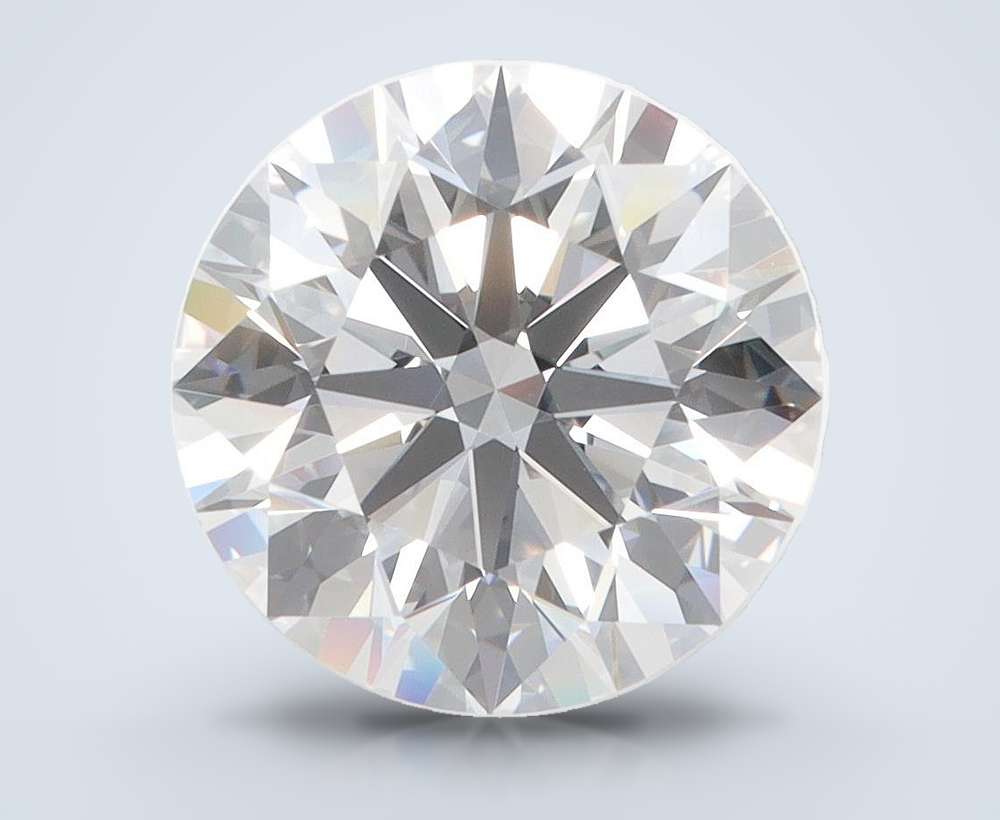 4.01ct D FL Rare Carat Ideal Cut Round Lab Grown Diamond