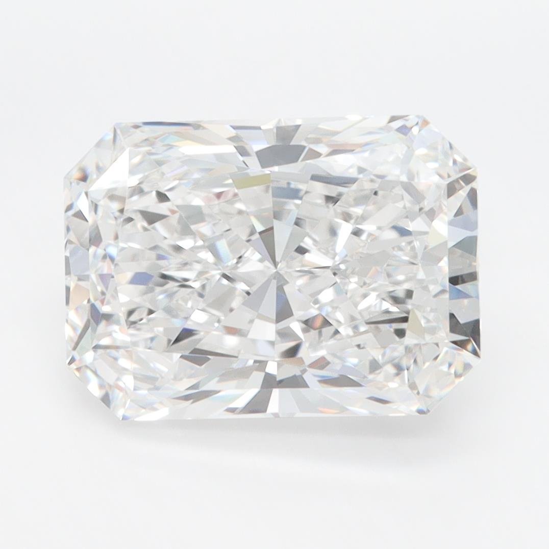 4.04ct E VVS1 Rare Carat Ideal Cut Radiant Lab Grown Diamond