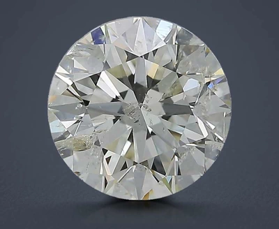 3.90ct I SI2 Excellent Cut Round Diamond