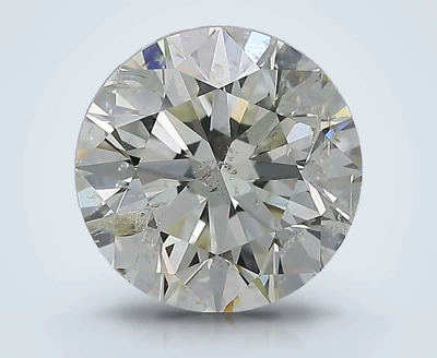 3.90ct I SI2 Excellent Cut Round Diamond
