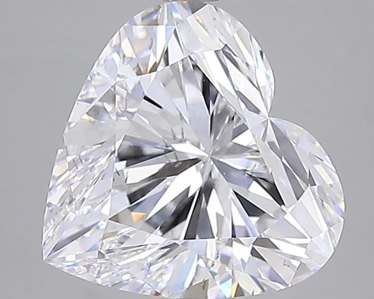5.08ct E SI1 Rare Carat Ideal Cut Heart Lab Grown Diamond