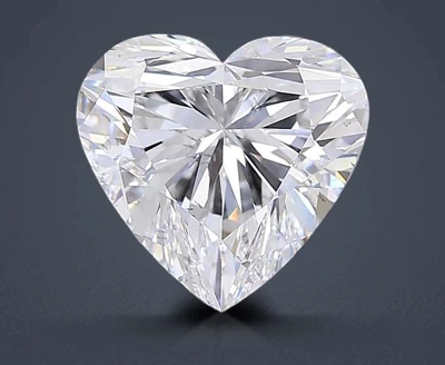 5.08ct E SI1 Rare Carat Ideal Cut Heart Lab Grown Diamond