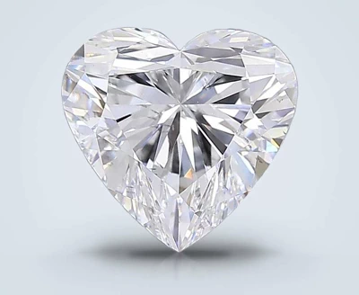 5.08ct E SI1 Rare Carat Ideal Cut Heart Lab Grown Diamond